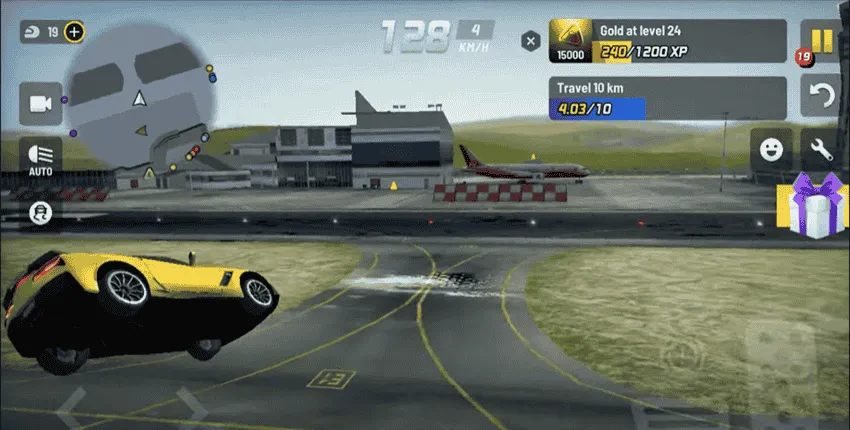 Extreme Car Driving Simulator Mod Apk Vehicle crash during car races