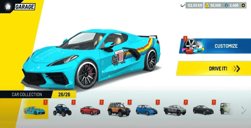 Cars customization