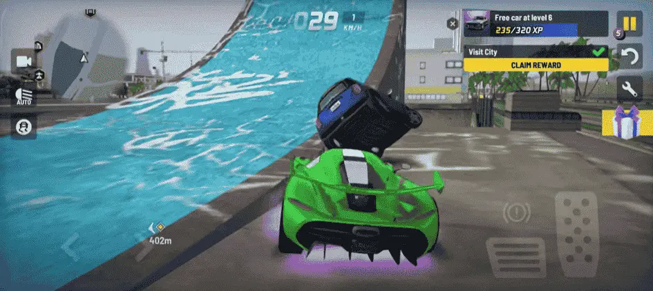 Car accident and crash in Extreme Car Driving Simulator for PC