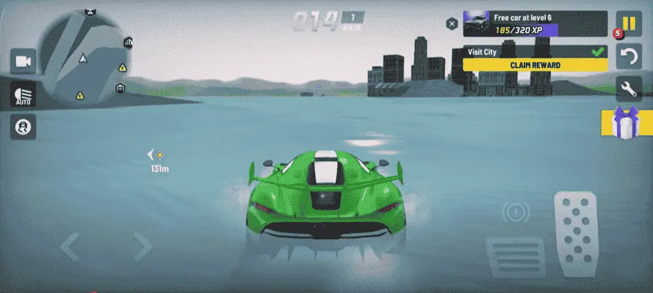 Enjoy the in-water car driving